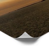 Sonnenuntergang über dem Meer, Fidschi Poster (Ecke)