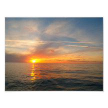 Sonnenuntergang über dem Meer