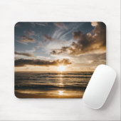 Sonnenuntergang über dem Meer Mousepad (Mit Mouse)