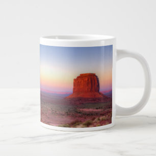 Sonnenuntergang über dem Monumental Arizona Jumbo-Tasse