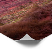 Sonnenuntergang über dem Monumental Arizona Poster (Ecke)