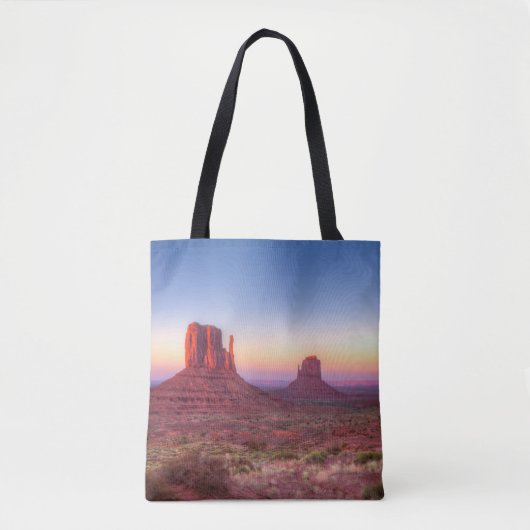 Sonnenuntergang über dem Monumental Arizona Tasche (Vorderseite)