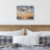 Sonnenuntergang über dem Ozean Leinwand Foto druck (Insitu (Schlafzimmer))