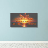 Sonnenuntergang über dem Ozean Leinwanddruck (Insitu (Holzboden))