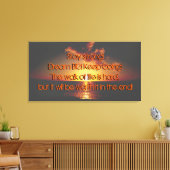 Sonnenuntergang über dem Ozean Leinwanddruck (Insitu (Wohnzimmer))