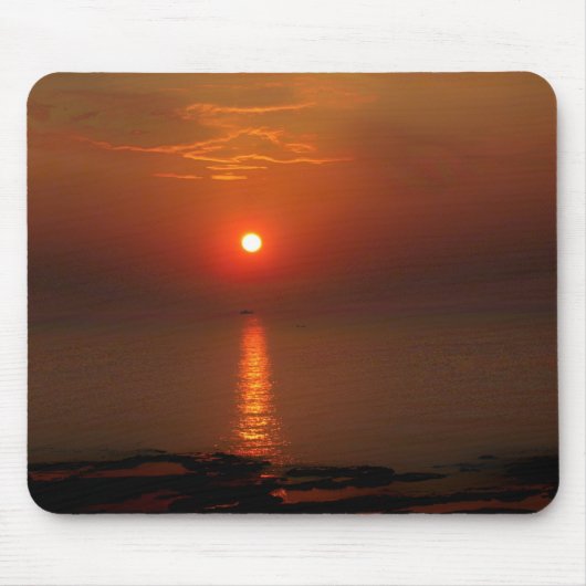 Sonnenuntergang über dem Ozean Mousepad (Vorne)