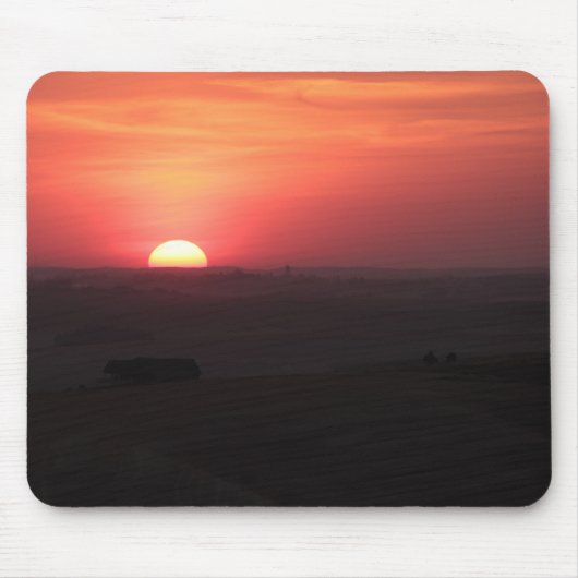 Sonnenuntergang über dem Palouse Mousepad (Vorne)