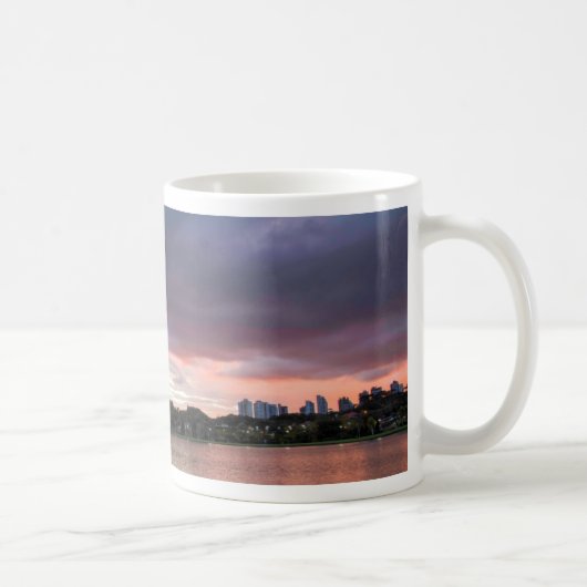 Sonnenuntergang über dem Park Kaffeetasse (Rechts)