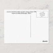 Sonnenuntergang über dem Patuxent River, Salomons  Postkarte (Rückseite)