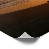 Sonnenuntergang über dem Pazifik Poster (Ecke)