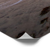 Sonnenuntergang über dem Pazifik Poster (Ecke)