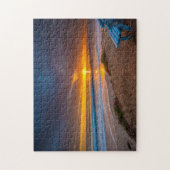 Sonnenuntergang über dem Pazifik Puzzle (Vertikal)