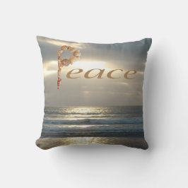 Sonnenuntergang über dem Pazifischen Ozean Foto Ab Kissen