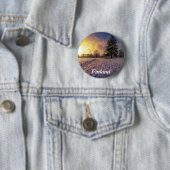 Sonnenuntergang über dem schneebedeckten Winterpar Button (Beispiel)