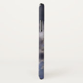 Sonnenuntergang über dem See Aquarell Case-Mate iPhone Hülle (Hinten/Rechts)