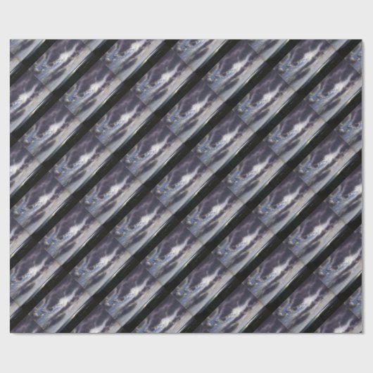 Sonnenuntergang über dem See Geschenkpapier (Flach)