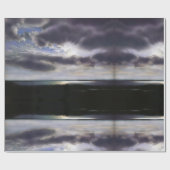 Sonnenuntergang über dem See Geschenkpapier (Flach)