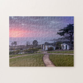 Sonnenuntergang über dem South Rasen am Little Riv Puzzle