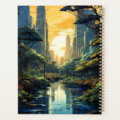 Sonnenuntergang über dem Stadtpark Planer (Rückseite)