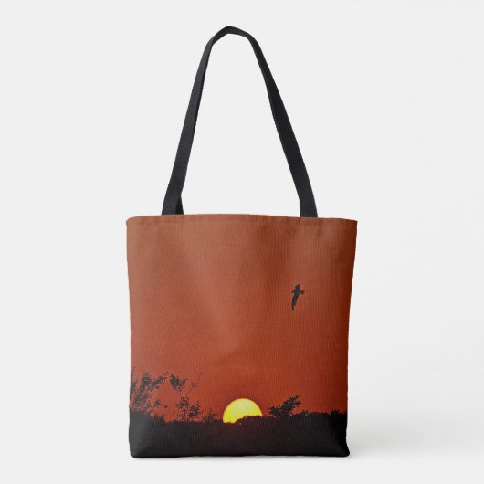 Sonnenuntergang über dem Sumpf Tasche (Rückseite)