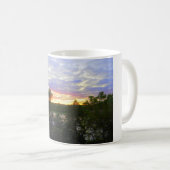 Sonnenuntergang über dem Teich Kaffeetasse (VorderseiteRechts)