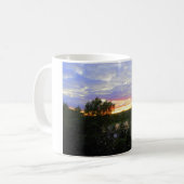 Sonnenuntergang über dem Teich Kaffeetasse (Vorderseite Links)