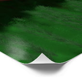 Sonnenuntergang über dem Teich, Poster (Ecke)