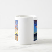 Sonnenuntergang über dem Tetons Kaffeetasse (Mittel)