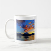 Sonnenuntergang über dem Tetons Kaffeetasse (Links)