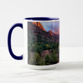 Sonnenuntergang über dem Watchman Tasse (Links)