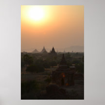 Sonnenuntergang über den Bagan-Tempeln – Myanmar F