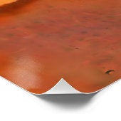 Sonnenuntergang über den Bergen, Poster (Ecke)