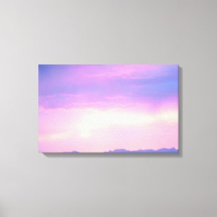 Sonnenuntergang über den Felsen in der Nähe von De Leinwanddruck