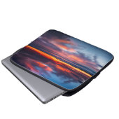 Sonnenuntergang über den Kanalinseln, CA Laptopschutzhülle (Vorne Knopf)