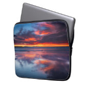 Sonnenuntergang über den Kanalinseln, CA Laptopschutzhülle (Vorderseite Links)