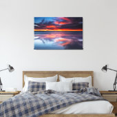 Sonnenuntergang über den Kanalinseln, CA Leinwanddruck (Insitu (Schlafzimmer))