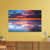 Sonnenuntergang über den Kanalinseln, CA Leinwanddruck (Insitu (Wohnzimmer))