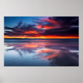 Sonnenuntergang über den Kanalinseln, CA Poster (Vorne)