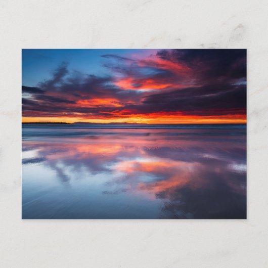 Sonnenuntergang über den Kanalinseln, CA Postkarte (Vorderseite)