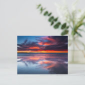 Sonnenuntergang über den Kanalinseln, CA Postkarte (Stehend Vorderseite)