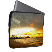 Sonnenuntergang über den Malediven Laptopschutzhülle (Vorne Rechts)