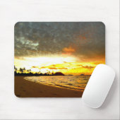Sonnenuntergang über den Malediven Mousepad (Mit Mouse)