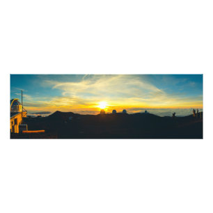 Sonnenuntergang über den Wolken Fotodruck