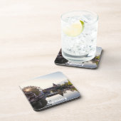 Sonnenuntergang über der alten mittelalterlichen B Getränkeuntersetzer (Rechte Seite)