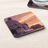 Sonnenuntergang über der Basilika von Venedig Getränkeuntersetzer (Linke Seite)