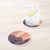 Sonnenuntergang über der Basilika von Venedig Getränkeuntersetzer (Seite)