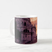 Sonnenuntergang über der Basilika von Venedig Kaffeetasse (Vorderseite Links)