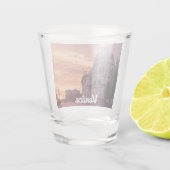 Sonnenuntergang über der Basilika von Venedig Schnapsglas (Rückseite)
