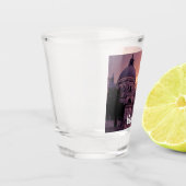 Sonnenuntergang über der Basilika von Venedig Schnapsglas (Links)