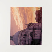 Sonnenuntergang über der Basilika von Venedig Wandteppich (Vorderseite)